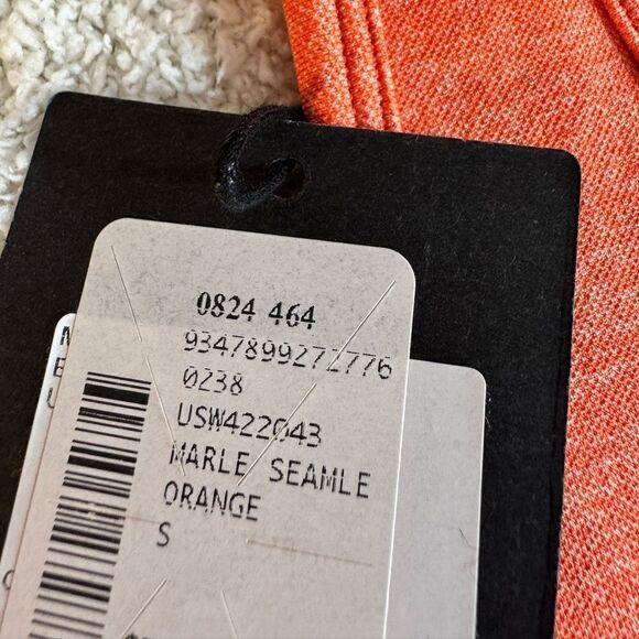 The Up Side Sports Bra Womens Size Small Citrus Marle Seamless Elasticized New - Picture 9 of 9